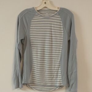 LL Bean Mid Weight Merino Wool Base Layer Top  Size Small